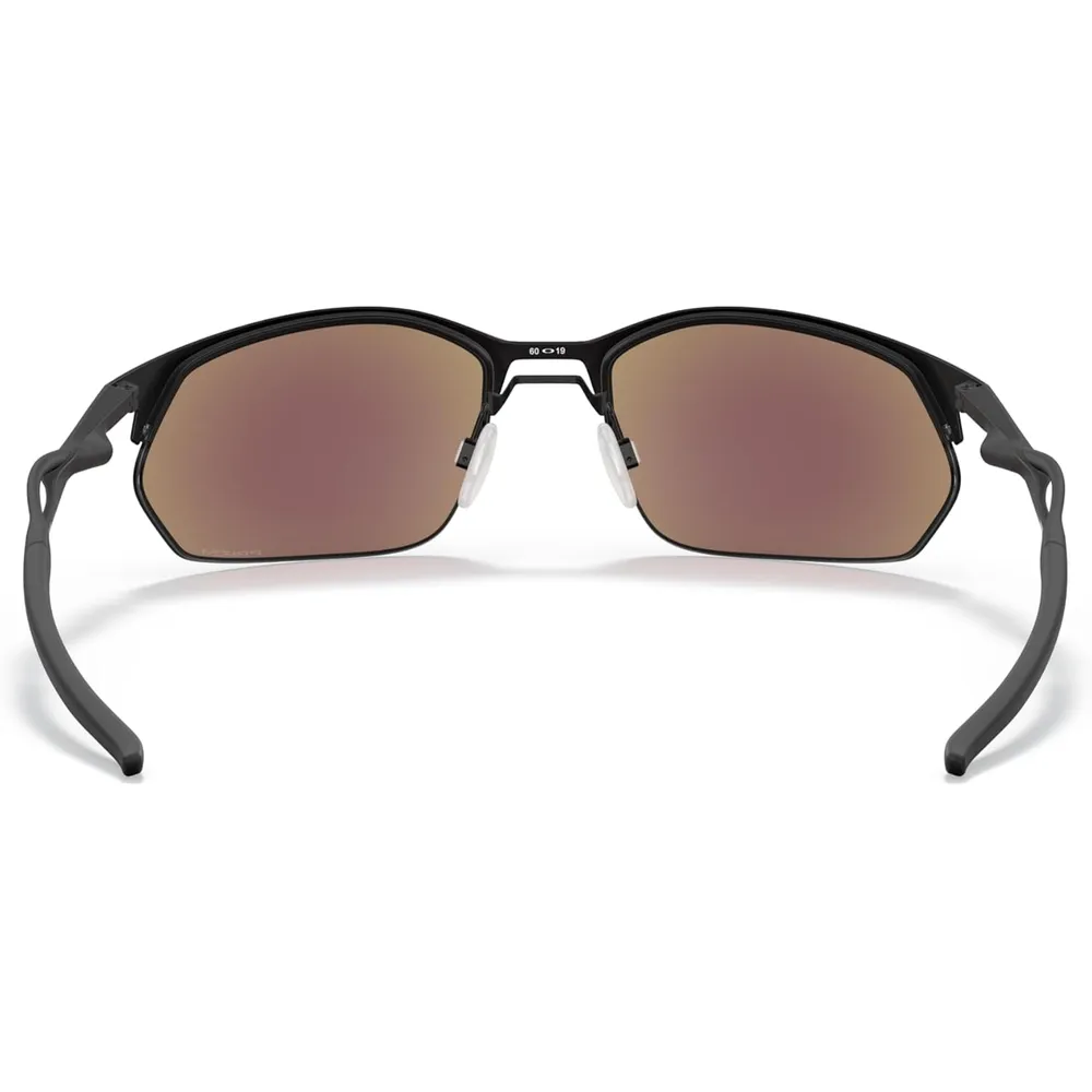 Oakley Wire Tap 2.0 OO4145 Gafas de sol para hombre | Satin Black / Prizm Sapphire