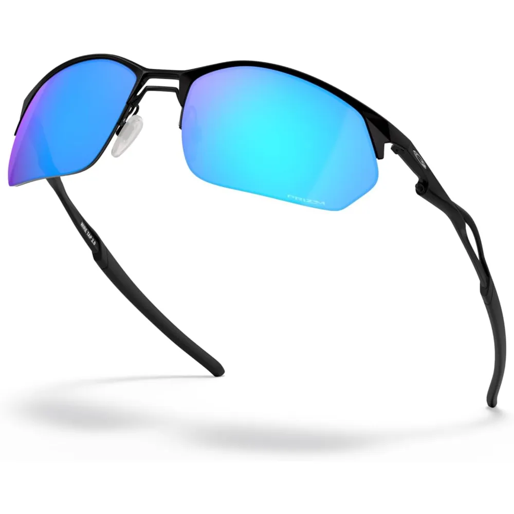Oakley Wire Tap 2.0 OO4145 Gafas de sol para hombre | Satin Black / Prizm Sapphire