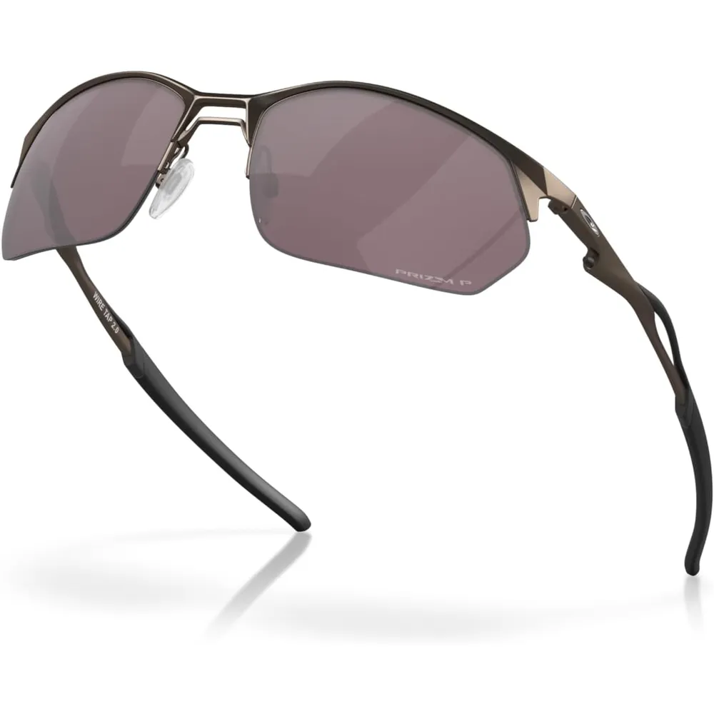 Oakley Wire Tap 2.0 OO4145 Gafas de sol para hombre | Pewter / Prizm Daily