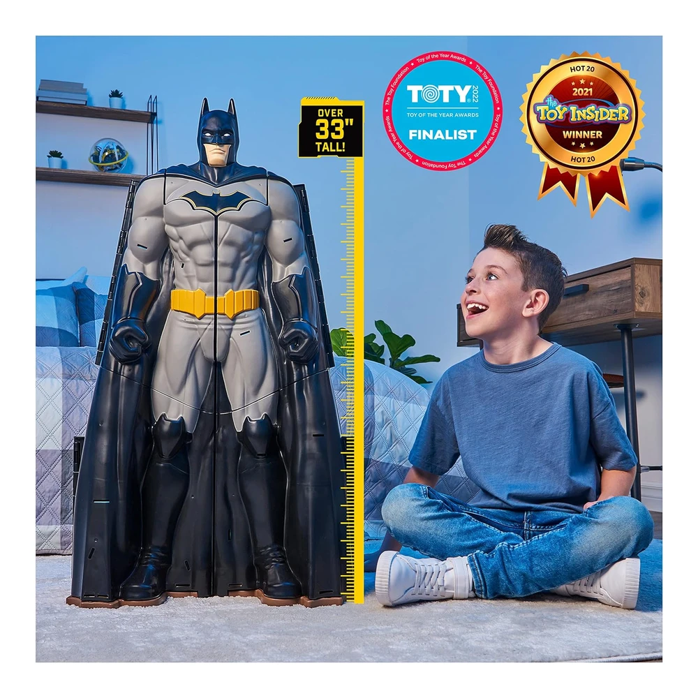 Dc Comics Batman - Baticueva Bat-Tech - Juego Transformador Gigante con Exclusiva Figura de Batman de 4" y Accesorios