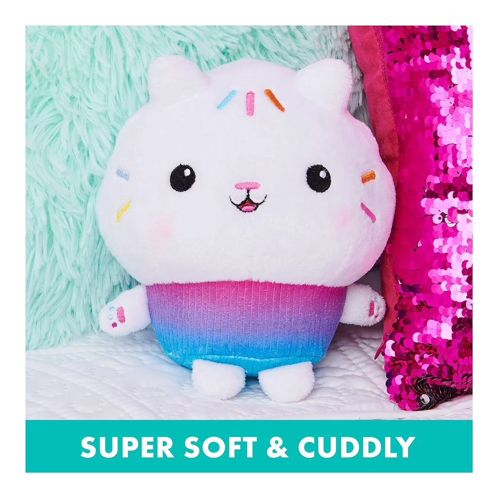 Gabby’s Dollhouse – Peluche Purr-Ific de Cakey Cat de La Casa de Muñecas de Gabby – 7″ - Imagen 3