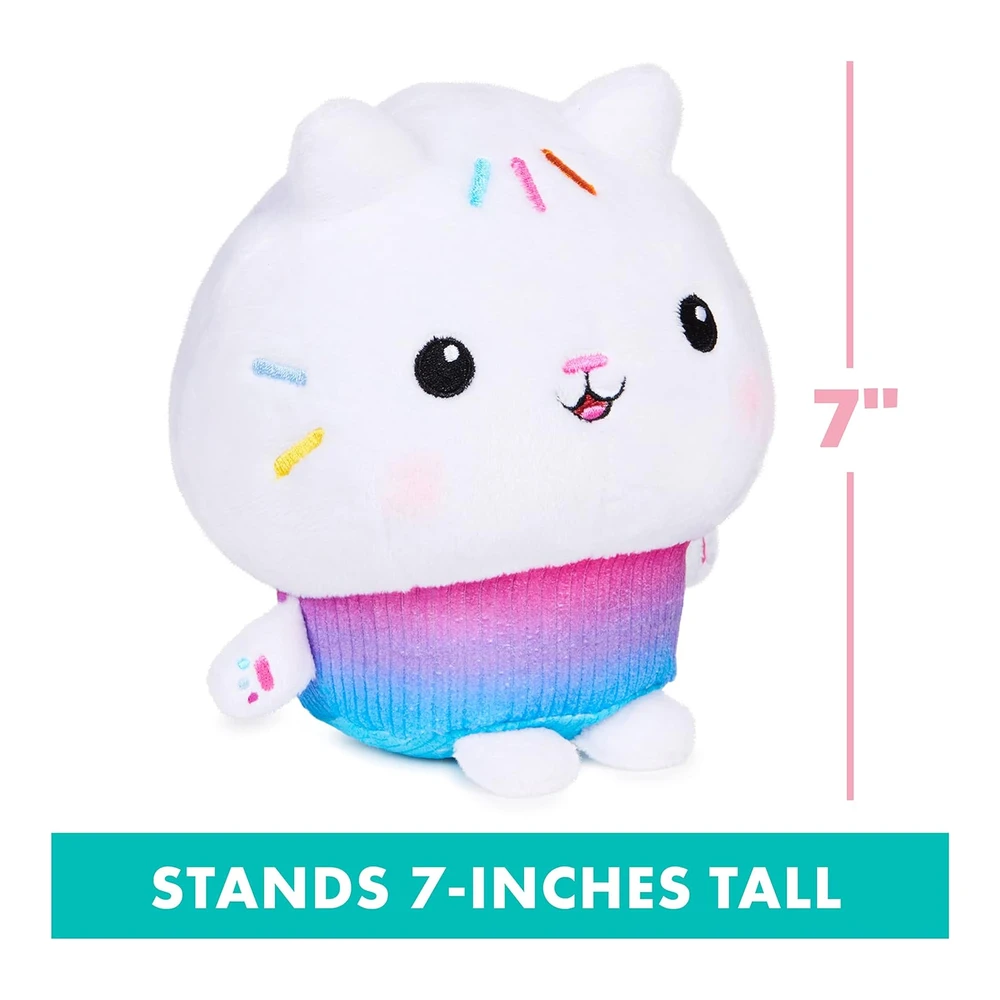 Gabby’s Dollhouse – Peluche Purr-Ific de Cakey Cat de La Casa de Muñecas de Gabby – 7″ - Imagen 4
