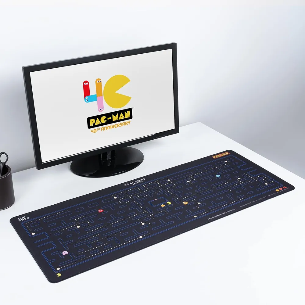 Paladone Pac-Man Retro, alfombrilla de ratón gamer antideslizante