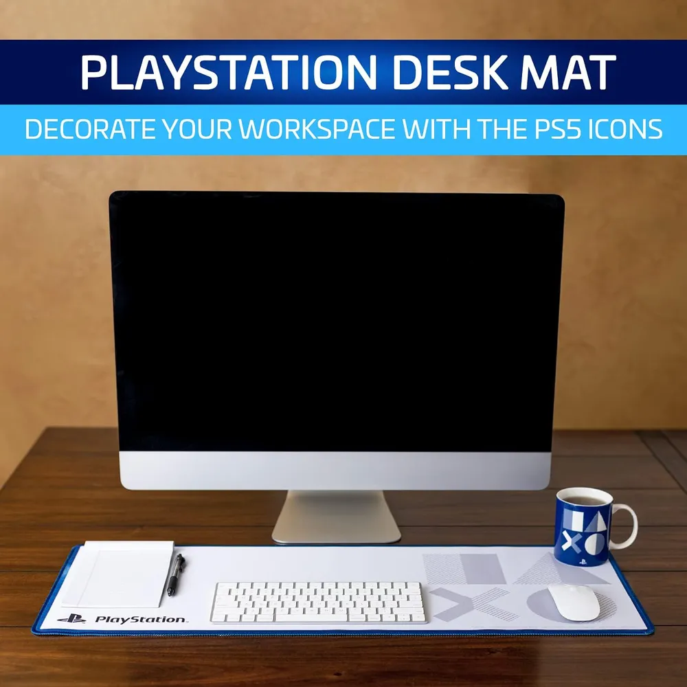 Paladone PlayStation 5, alfombrilla grande antideslizante escritorio