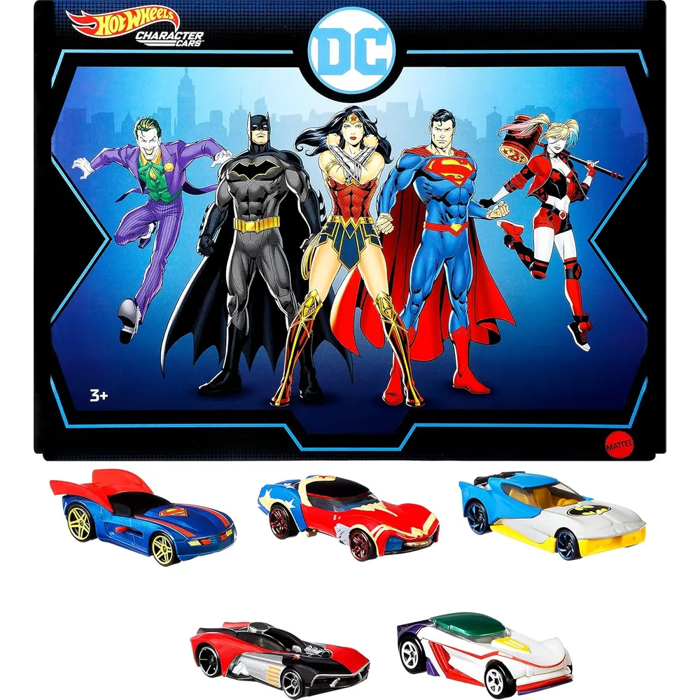 HOT WHEELS AUTOS DC SET 5 PZS