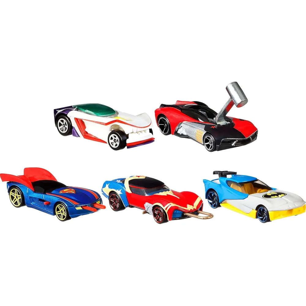 HOT WHEELS AUTOS DC SET 5 PZS