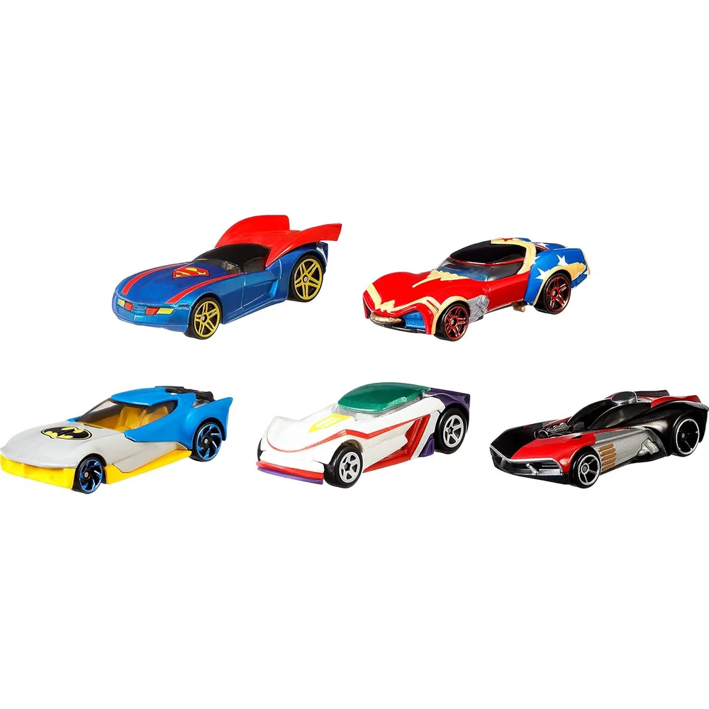 HOT WHEELS AUTOS DC SET 5 PZS