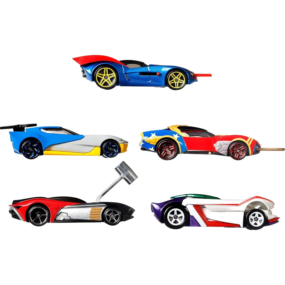 HOT WHEELS AUTOS DC SET 5 PZS