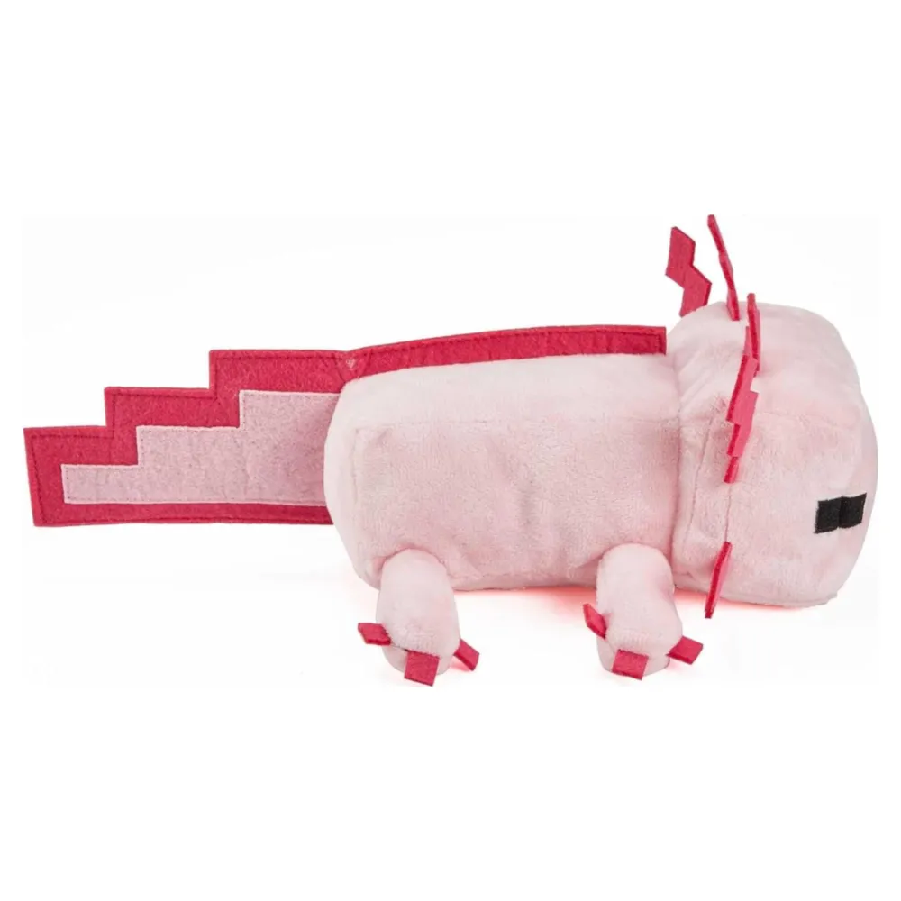 Minecraft peluche coleccionable para niños y fanáticos, ajolote minecraft 8"