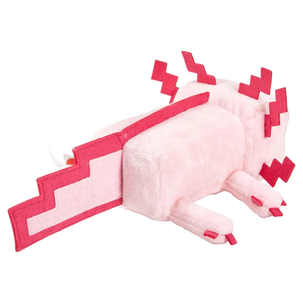 Minecraft peluche coleccionable para niños y fanáticos, ajolote minecraft 8"