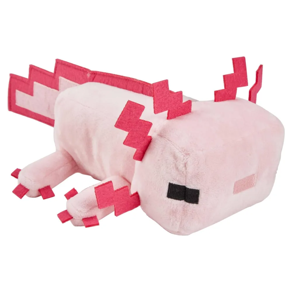 Minecraft peluche coleccionable para niños y fanáticos, ajolote minecraft 8"