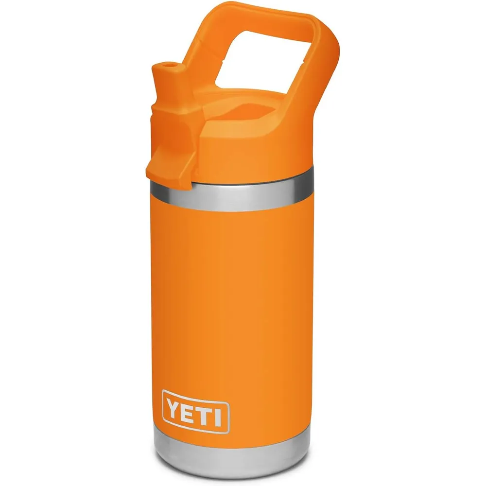 YETI Botella Rambler Jr. para Niños con Cañita de 12 oz | Naranja