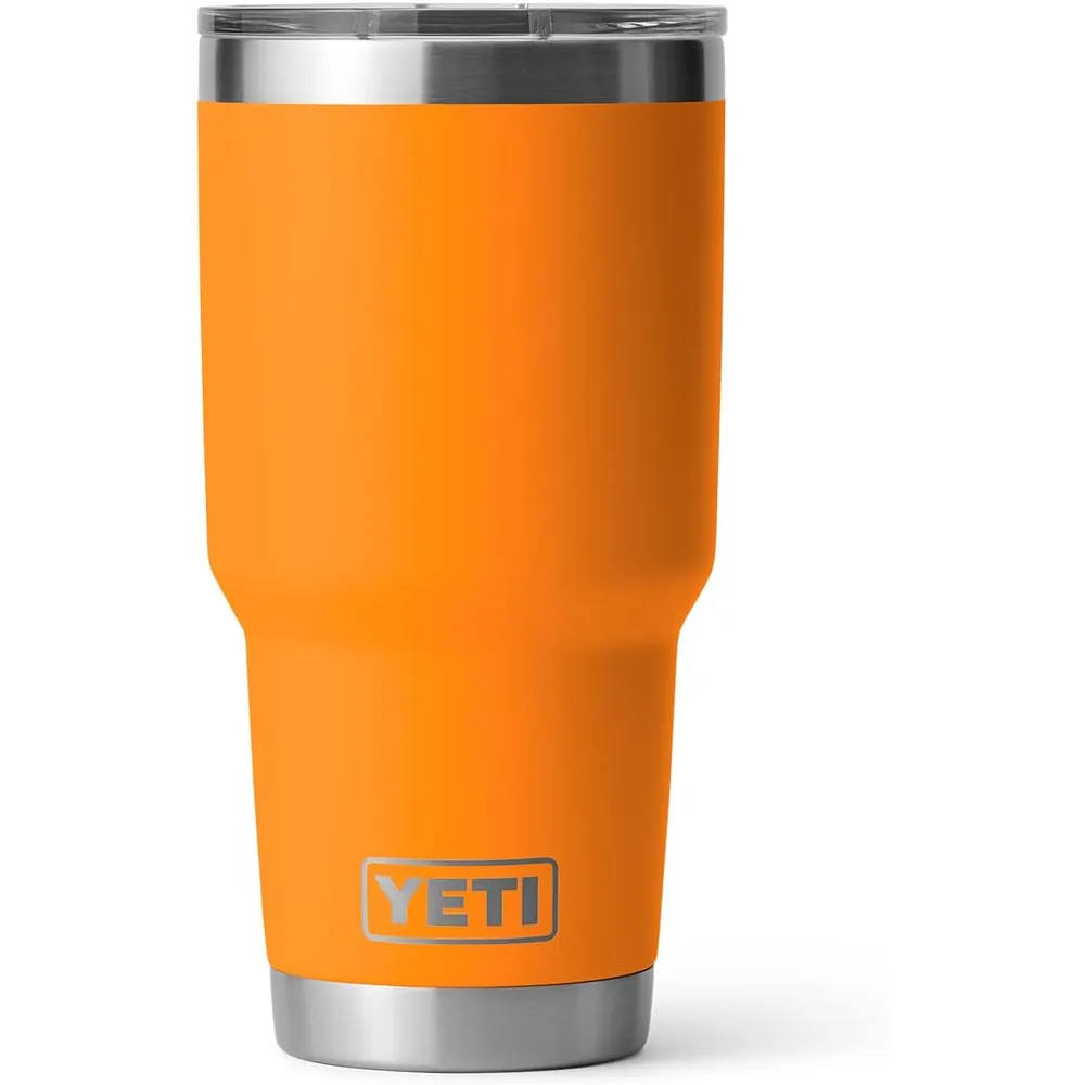 YETI Rambler Vaso de 30 oz de acero inoxidable y tapa MagSlider color naranja