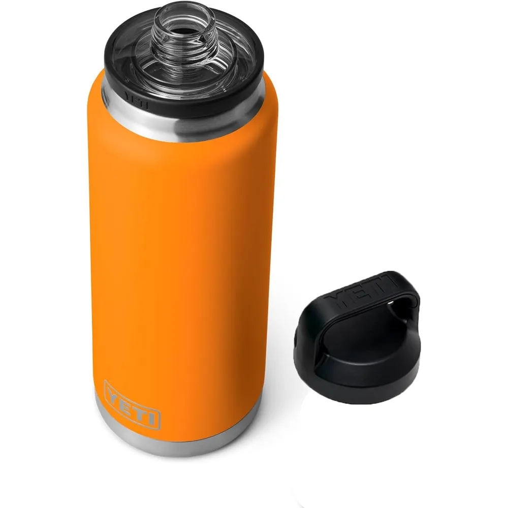 YETI Botella Rambler con Tapa para Sorbos de 36 oz | Naranja