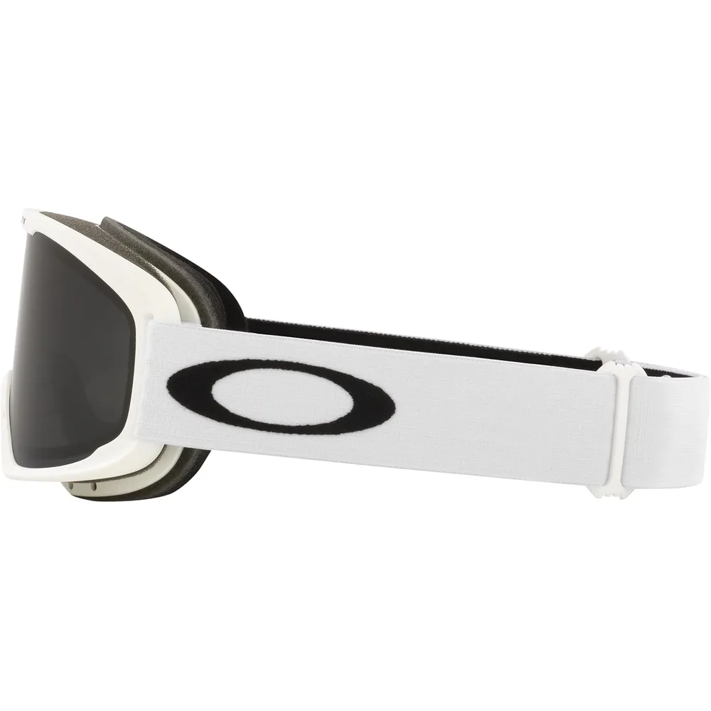 Oakley O-Frame 2.0 Pro M Gafas de nieve | Matte White Strap / Dark Grey Lens