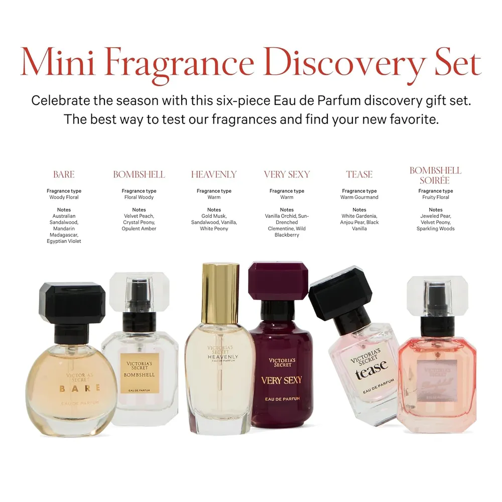 SET MINI PERFUME COLLECTION VICTORIA SECRET MUJER 6PZS