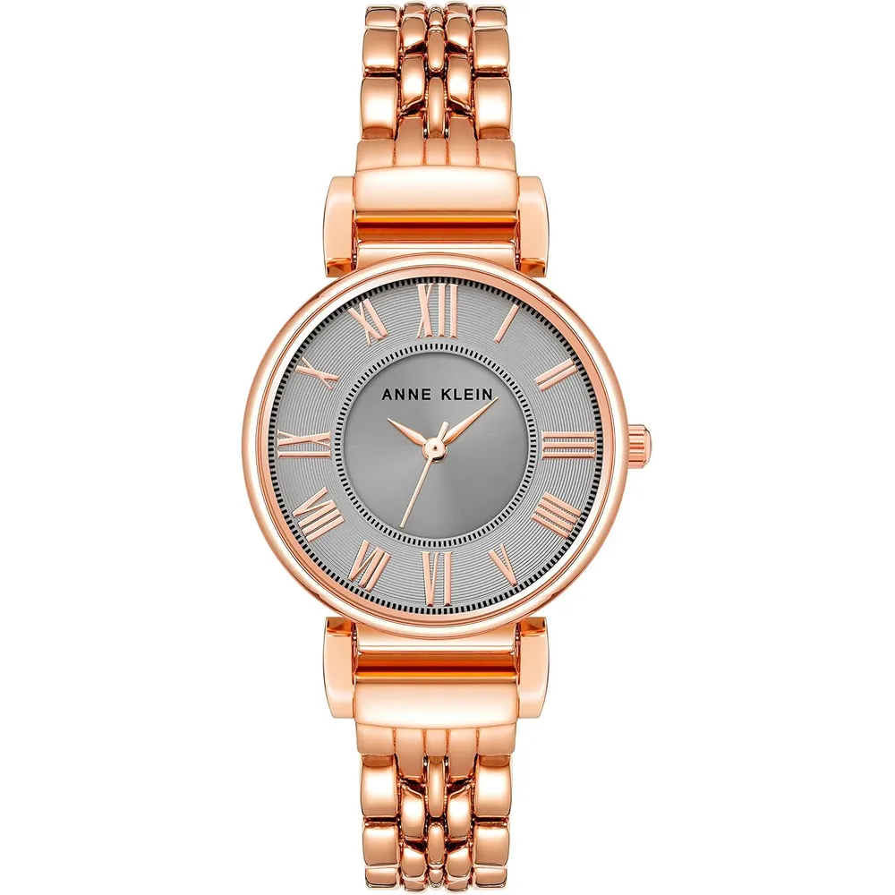 Anne Klein AK/2159SVSV reloj para mujer | 30 mm - Grey/Rose Gold
