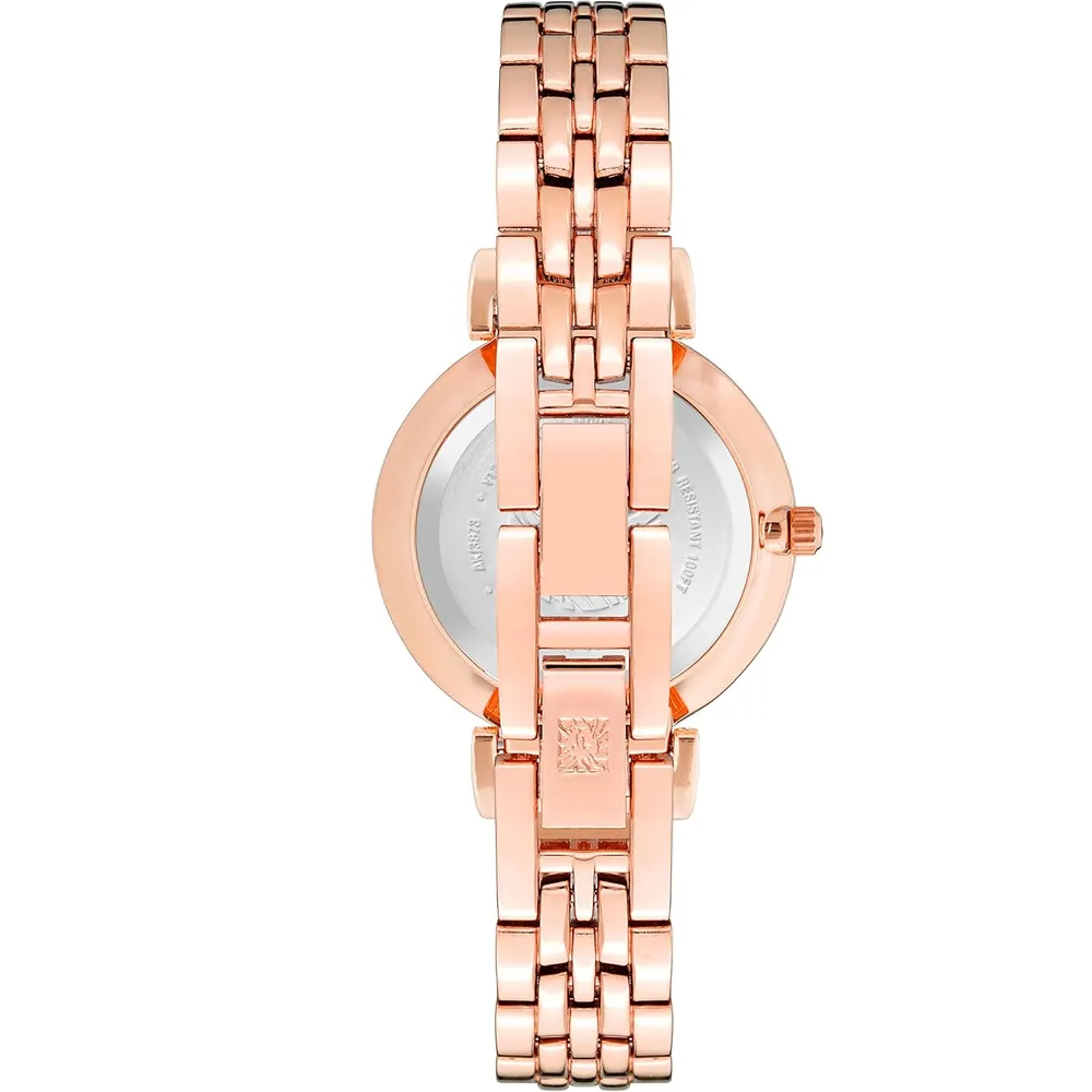 Anne Klein AK/2159SVSV reloj para mujer | 30 mm - Grey/Rose Gold