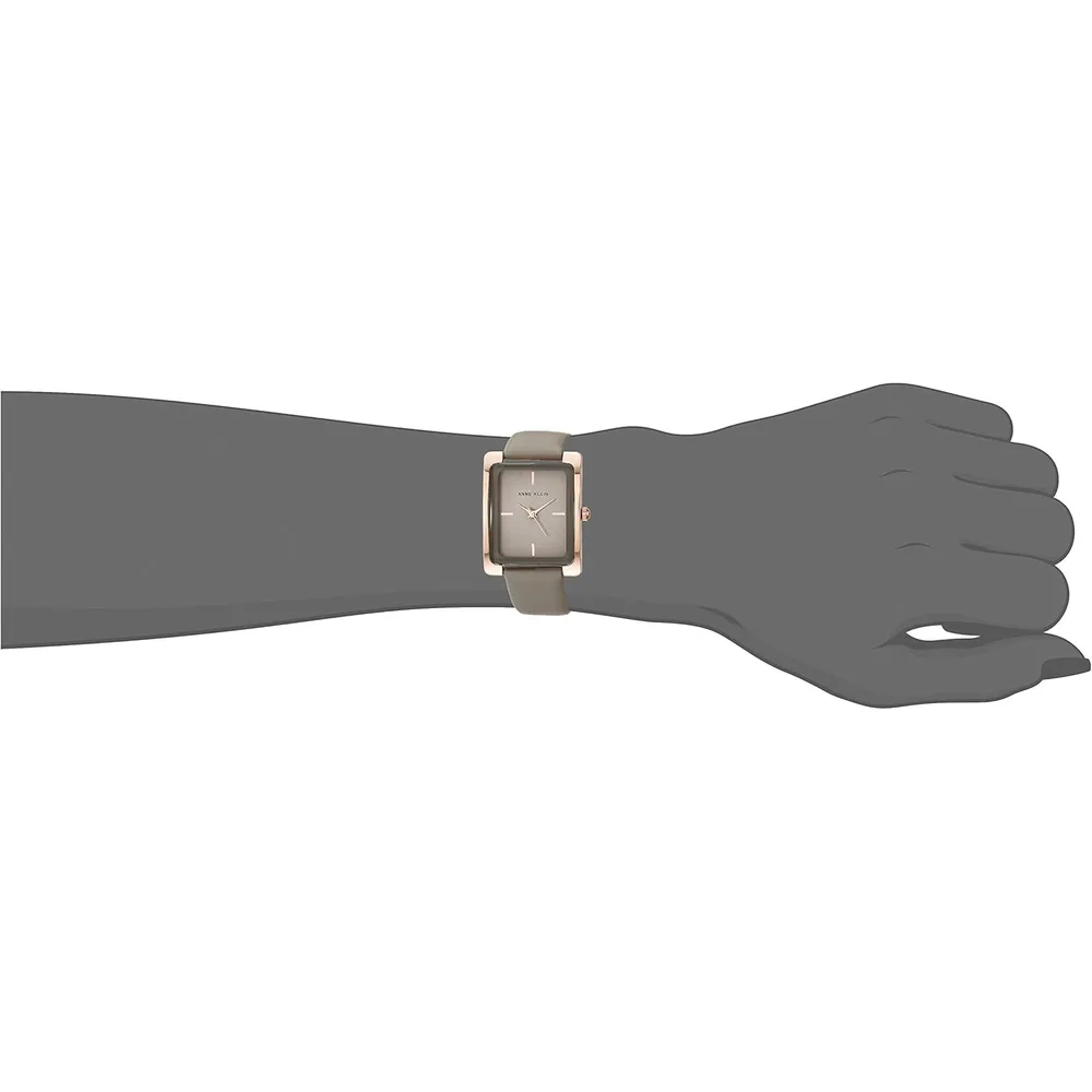 Anne Klein AK/2707TTTN reloj para dama | 28 mm - Gris pardo/oro rosa.