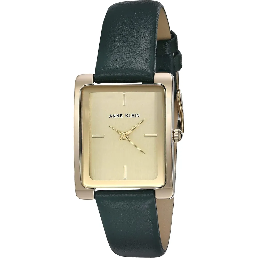 Anne Klein AK/2707TTTN reloj para dama | 28 mm - Verde/Dorado