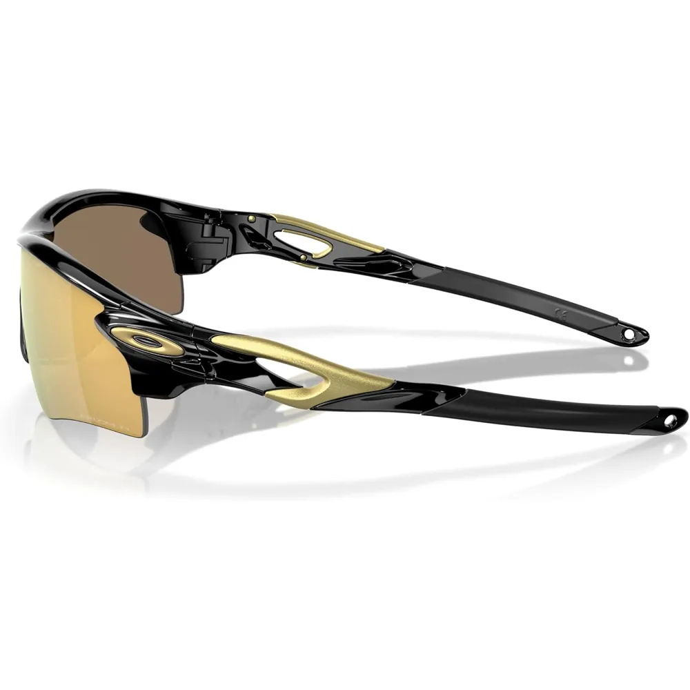Oakley Radarlock Path OO9206 Low Bridge Fit Gafas de sol para hombre | Polished Black / Prizm 24K