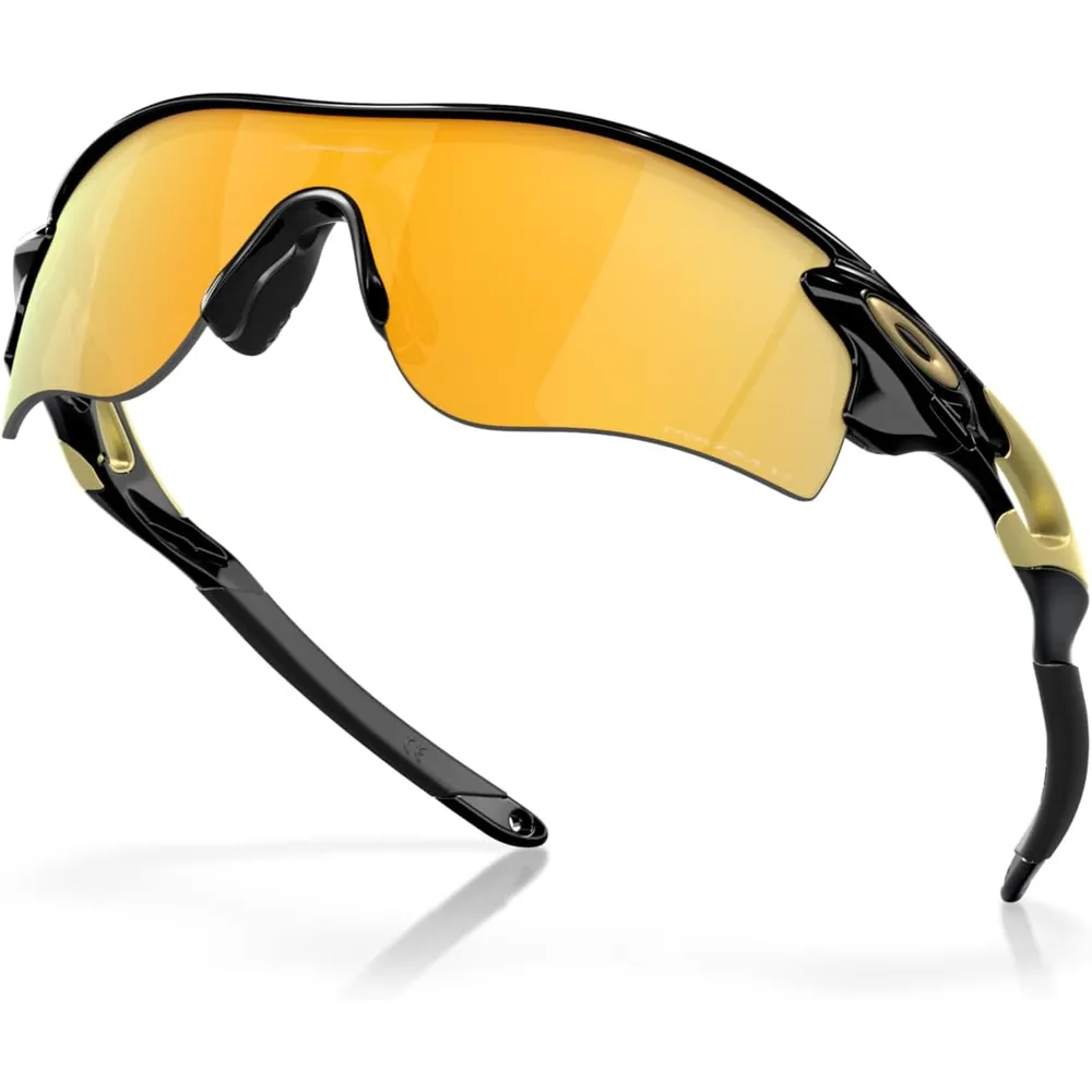 Oakley Radarlock Path OO9206 Low Bridge Fit Gafas de sol para hombre | Polished Black / Prizm 24K