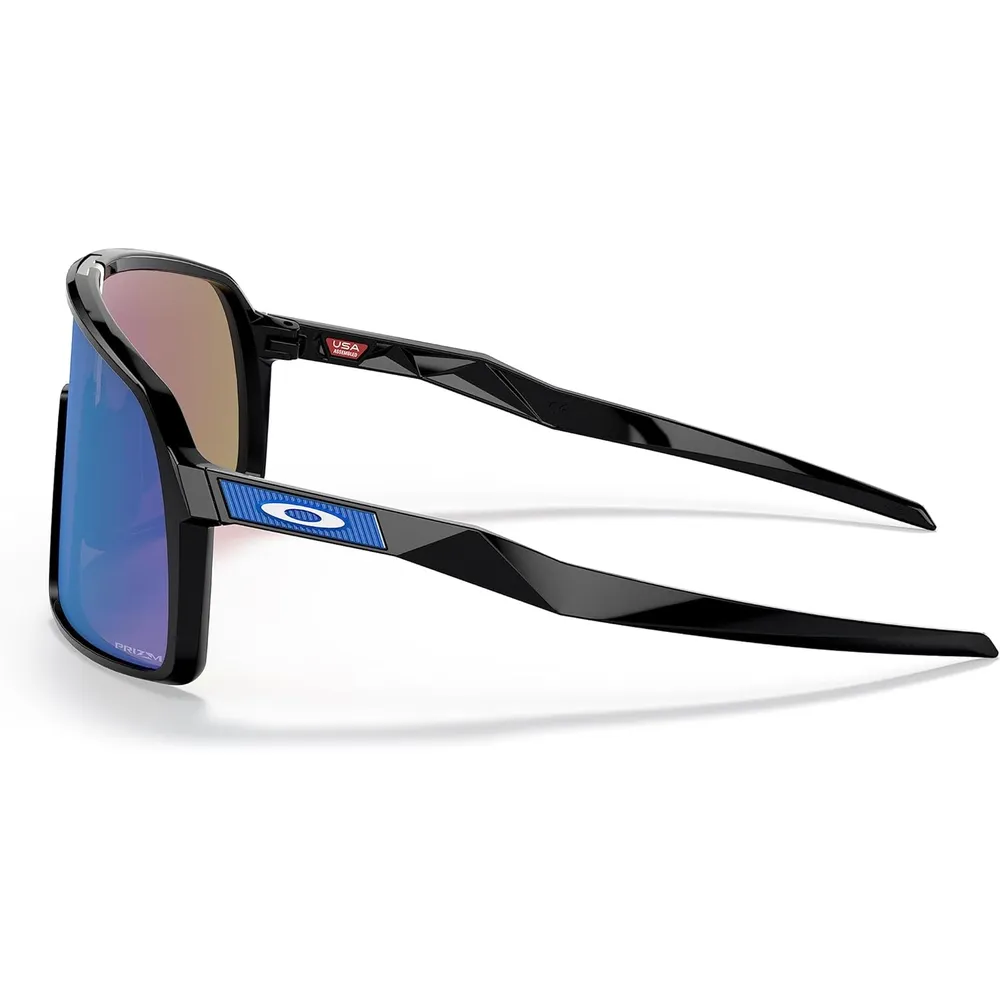 Oakley Sutro OO9406 Gafas de sol para hombre | Polished Black / Prizm Sapphire