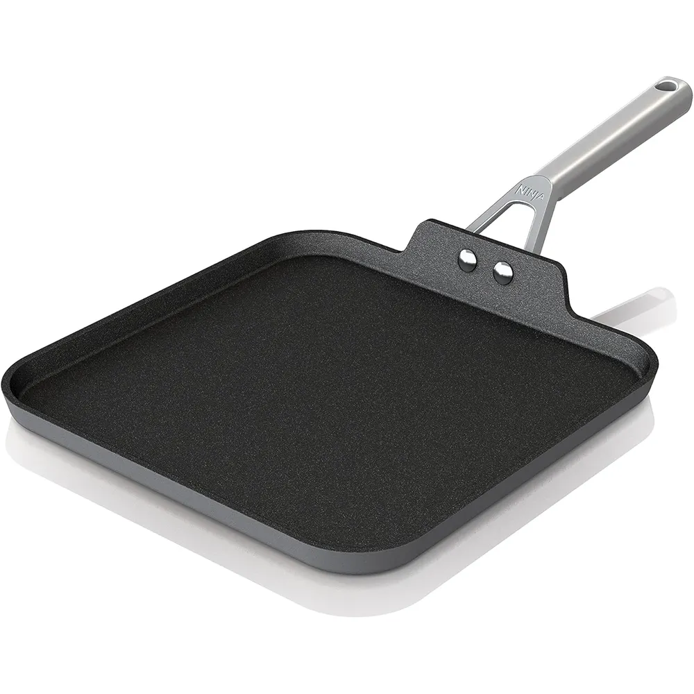 Ninja plancha cuadrada C30628 Foodi Neverstick Premium, antiadherente | Gris