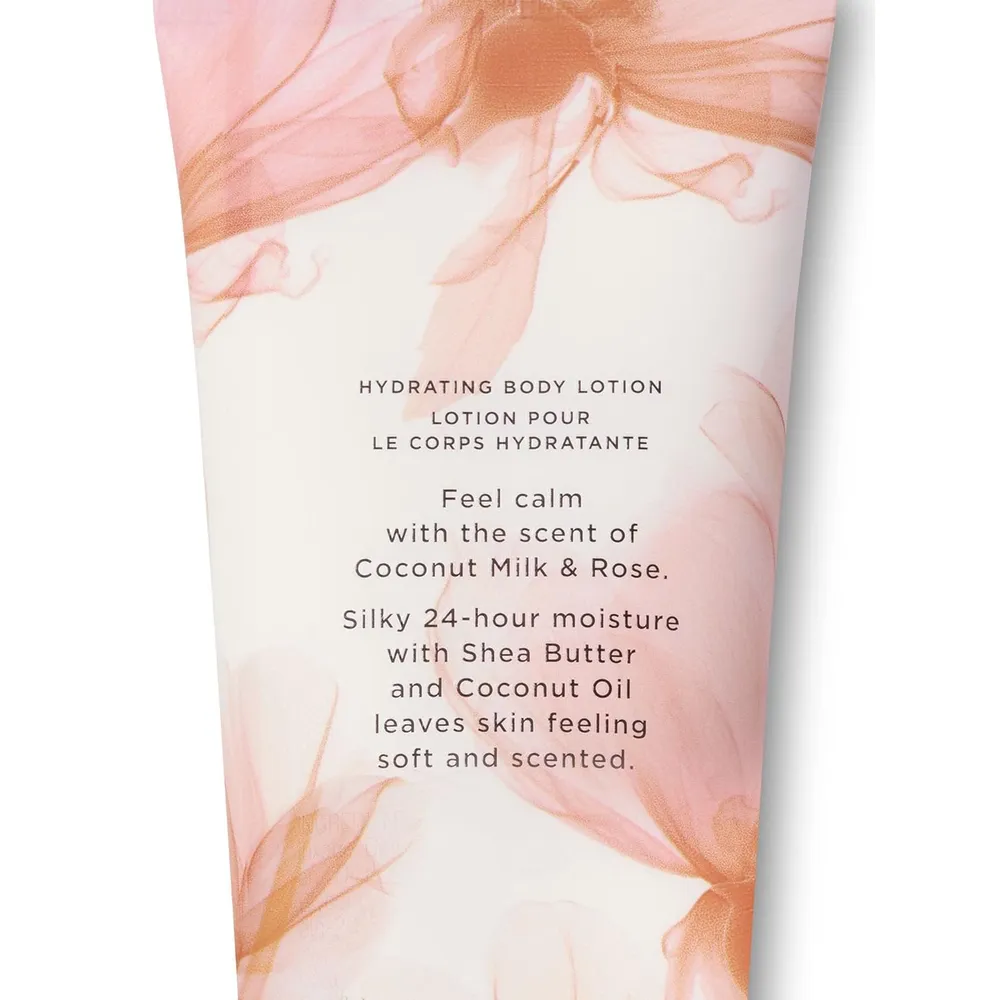 BODY LOTION COCONUT MILK & ROSE VICTORIA SECRET MUJER 8 OZ / 236 ML