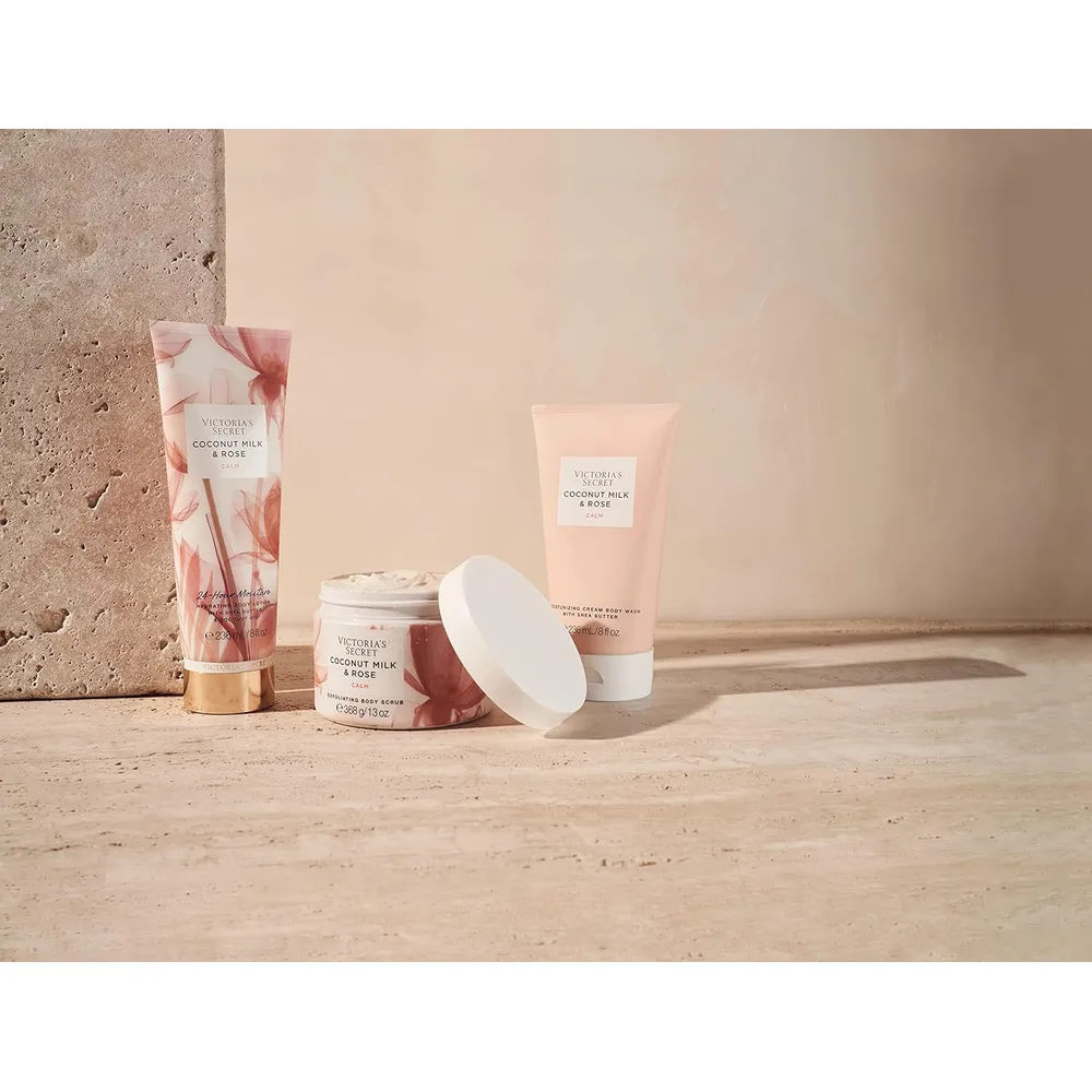 BODY LOTION COCONUT MILK & ROSE VICTORIA SECRET MUJER 8 OZ / 236 ML