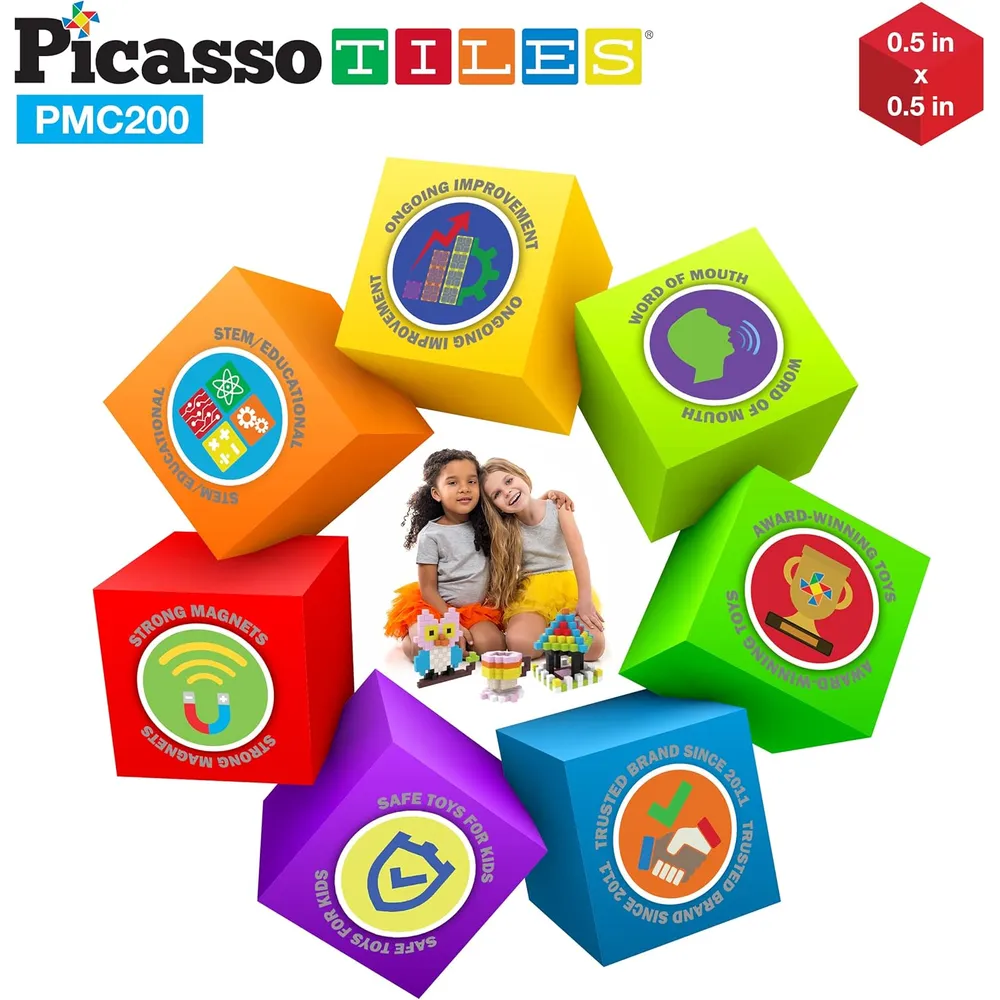 BLOQUES MAGNÉTICOS CUBOS PICASSOTILES