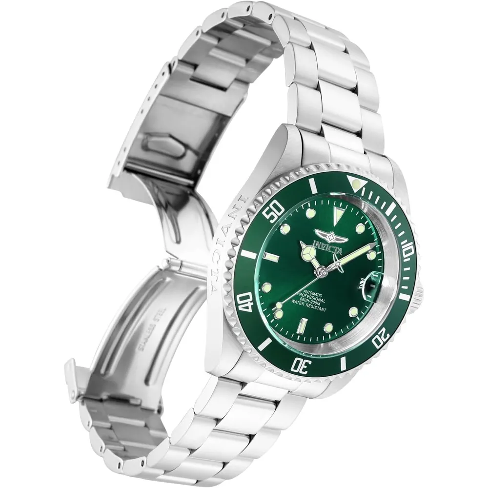 Invicta 35690 reloj automático para hombre Pro Diver | 40 mm - Plata/Verde
