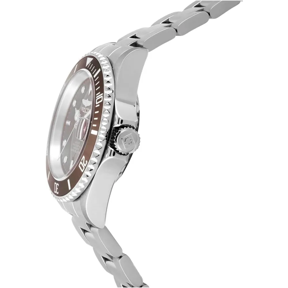 Invicta 35690 reloj automático para hombre Pro Diver | 40 mm - Plata/Marron
