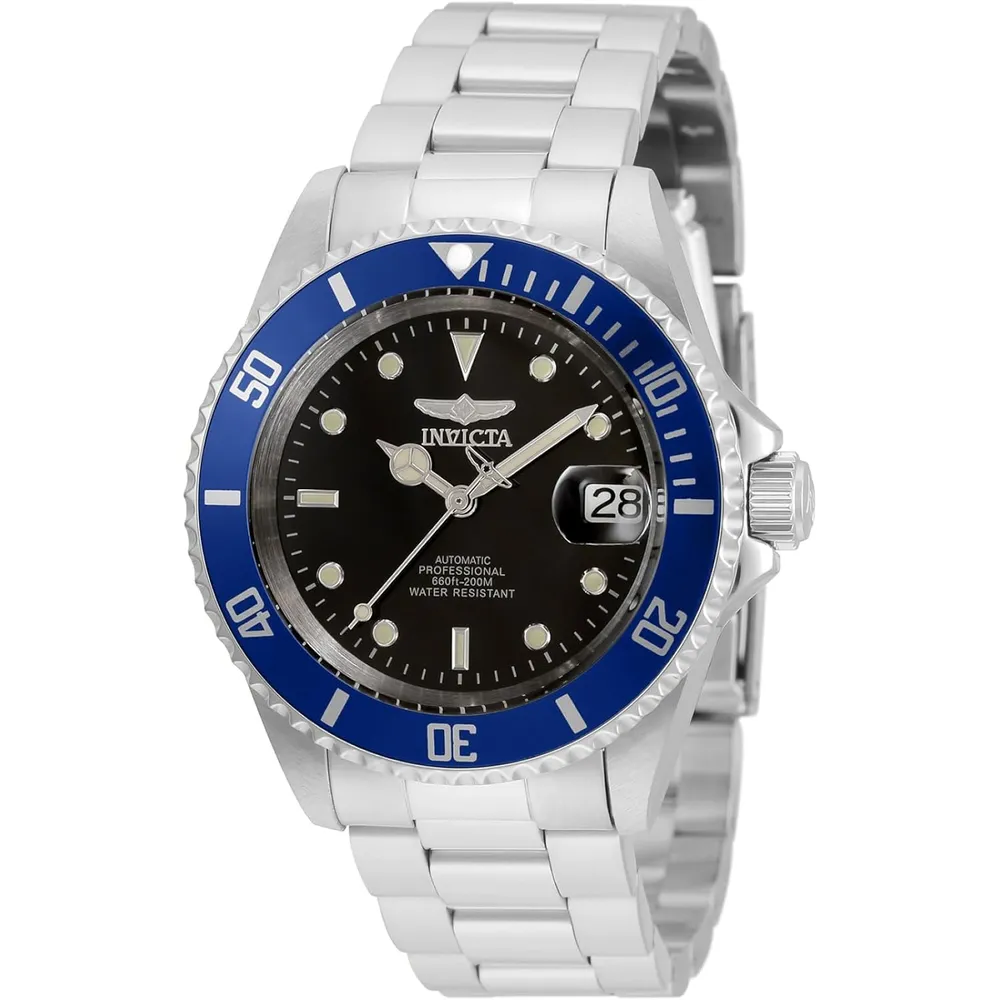 Invicta 35690 reloj automático para hombre Pro Diver | 40 mm - Plateado/Azul /negro