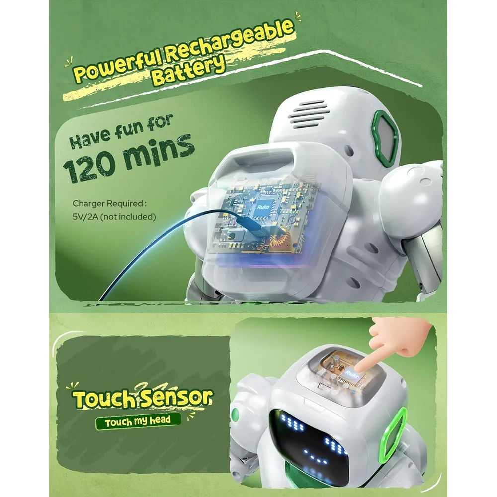b08y5q1tcy_3_webp.webp Ruko 1088 robot inteligente programable STEM con control por voz y aplicación | Verde