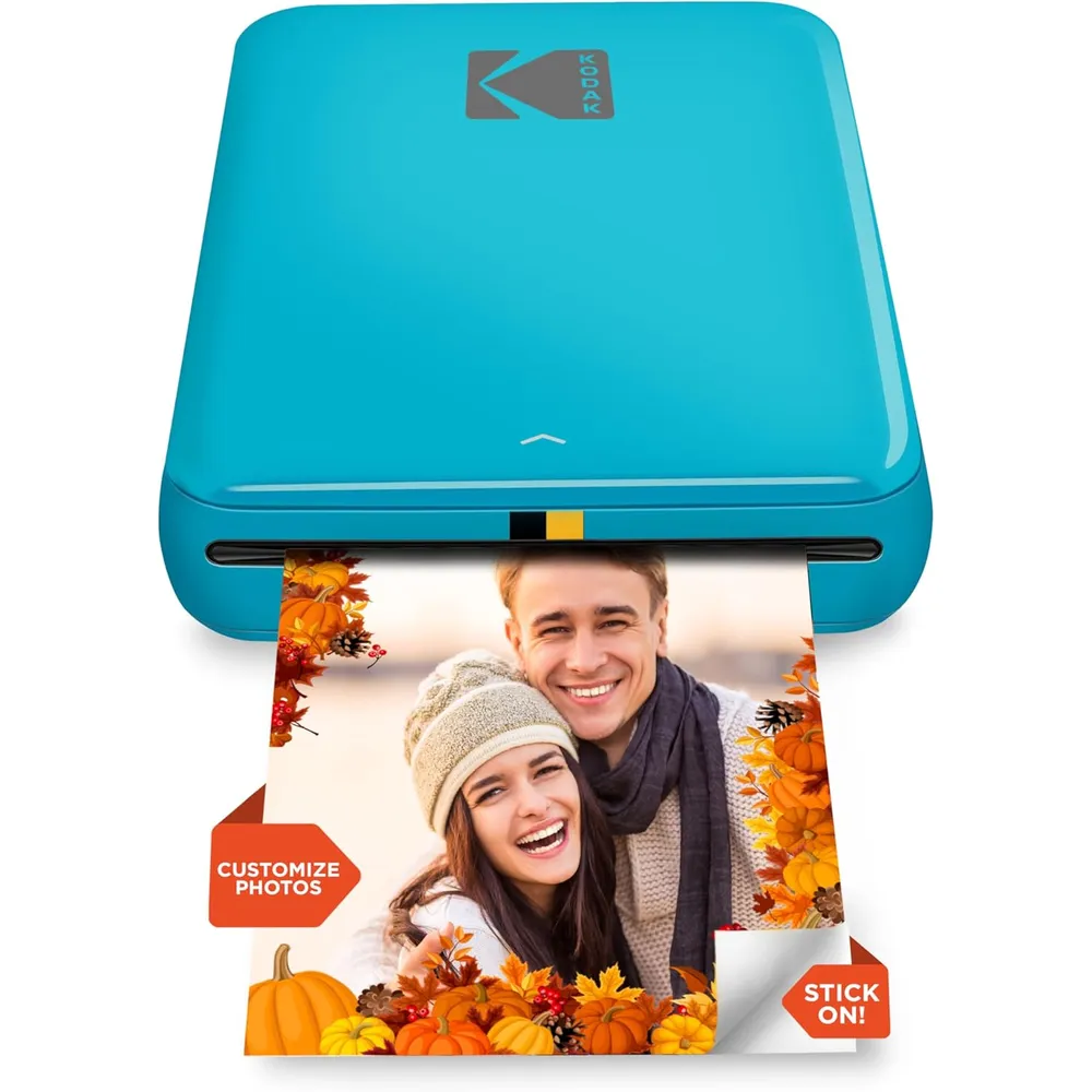 Kodak Step impresora fotográfica portátil Zink Bluetooth | Celeste