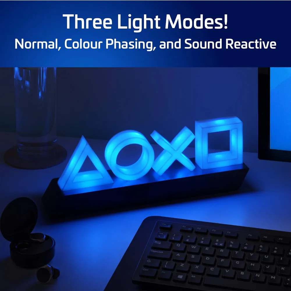 Paladone PlayStation PS5, luz iconos con modos dinámicos oficial