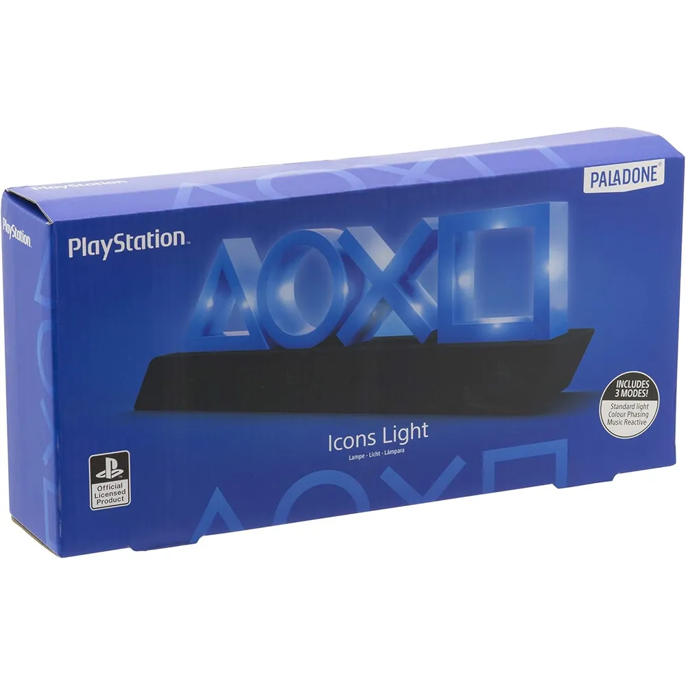 Paladone PlayStation PS5, luz iconos con modos dinámicos oficial
