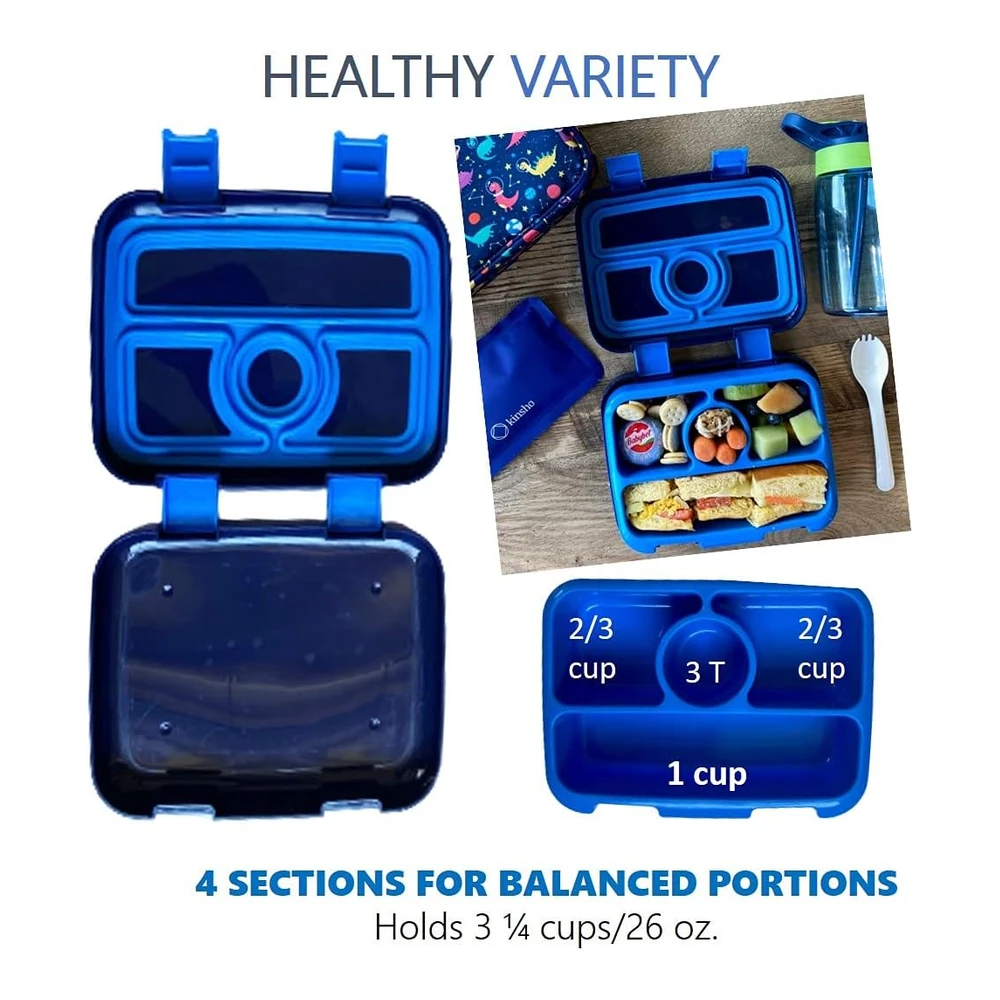 Lonchera Bento con Bolsa - Botella de Agua y Bolsa de Hielo para niños
