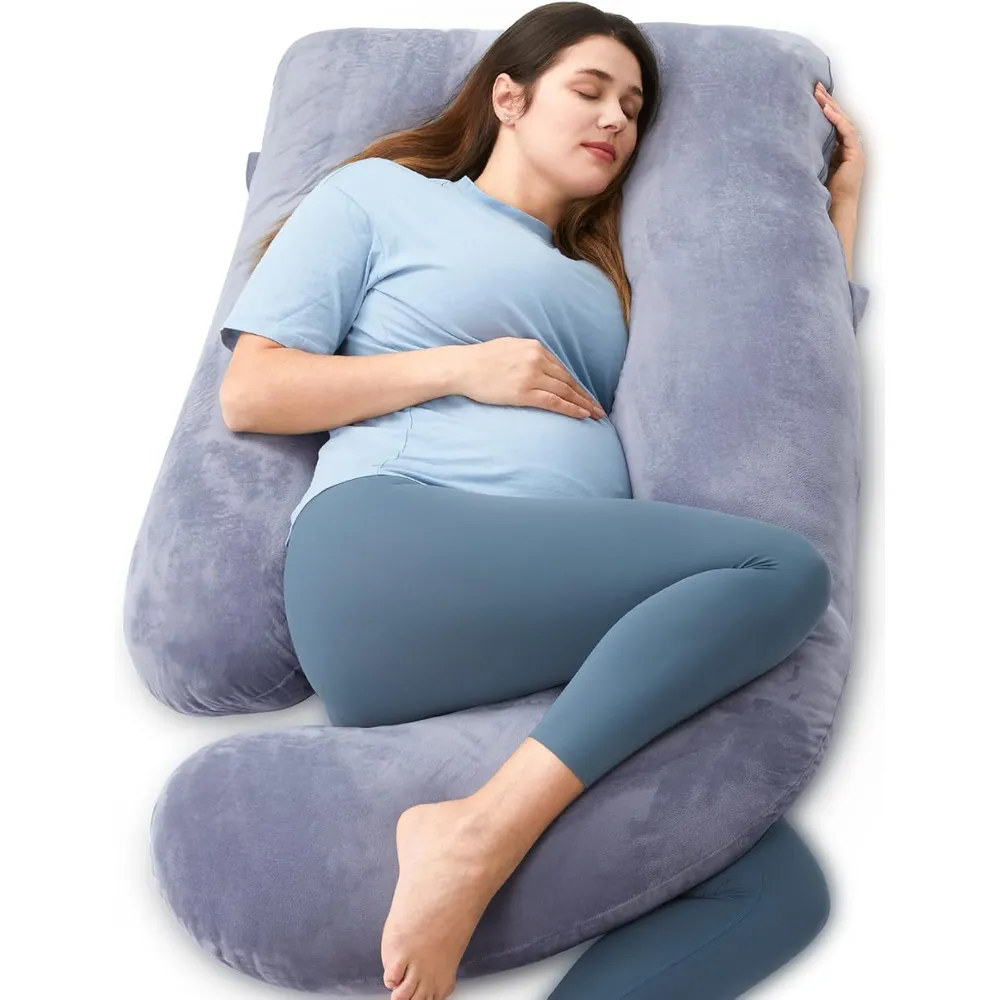 Momcozy | Almohada Embarazo Cuerpo Completo Forma U