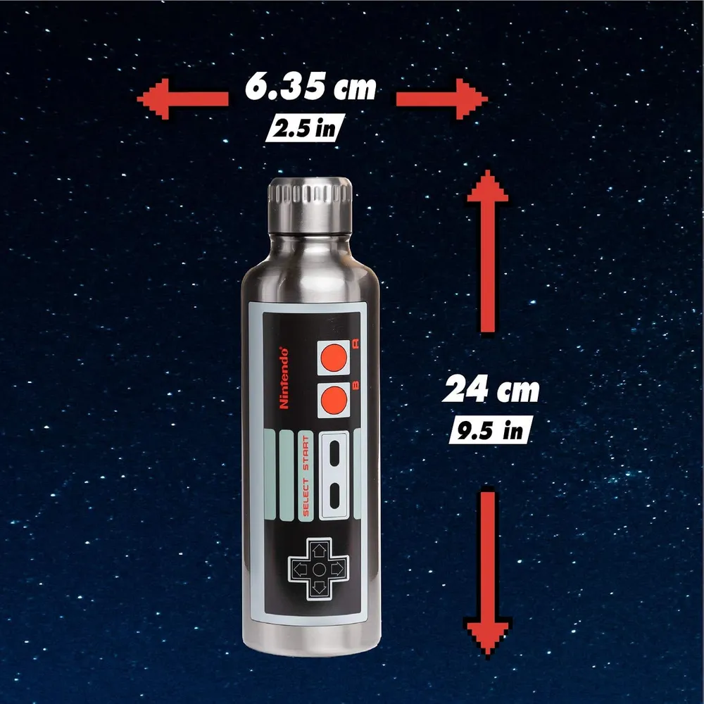 b08yz4k5sn_1_webp.webp Paladone NES, botella acero inoxidable 500 ml plateado