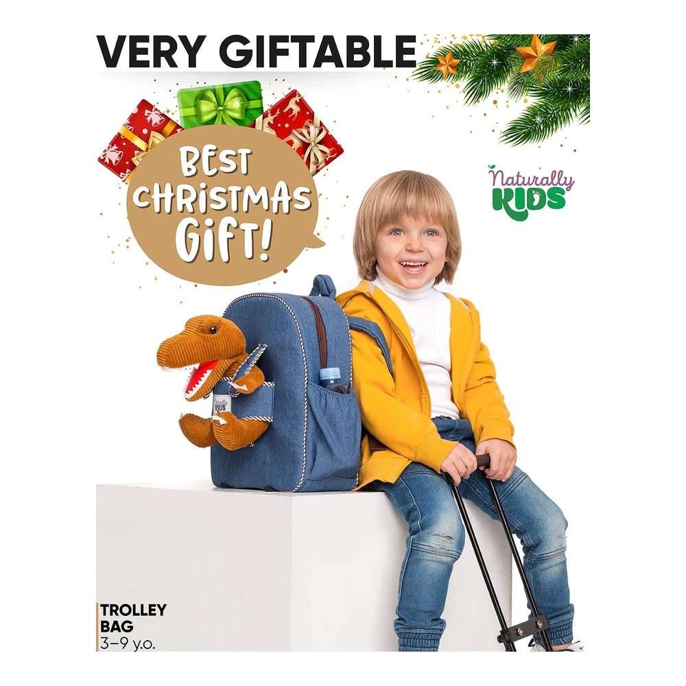 b08zhccvy7_1.webp MOCHILA CON RUEDAS NATURALLY KIDS T-REX