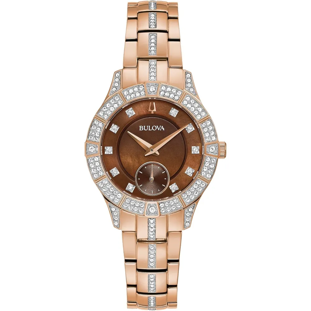 b08zw2jvwp_0_webp.webp Bulova reloj Crystal Phantom mujer cuarzo 3 agujas segundero pequeño nácar | Oro Rosa