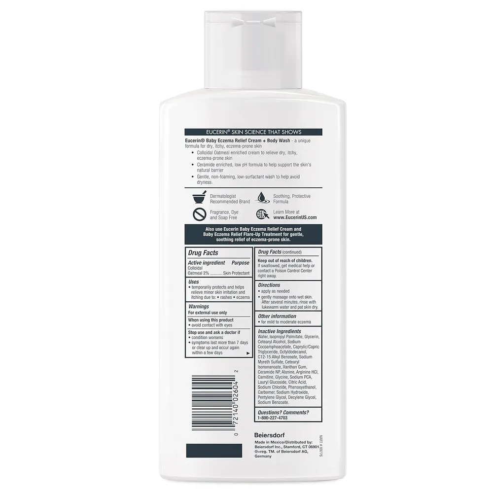 SET EUCERIN BABY GEL DE BAÑO & CREMA ALIVIO DEL ECCEMA 400 ML & 226 GR
