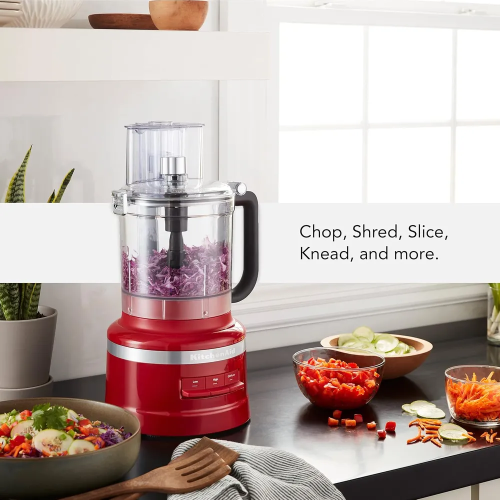 KITCHENAID KFP1318, PROCESADOR DE ALIMENTOS 13 QT / 12.3 L | ROJO
