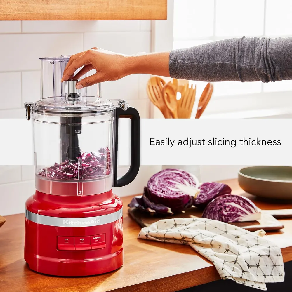KITCHENAID KFP1318, PROCESADOR DE ALIMENTOS 13 QT / 12.3 L | ROJO