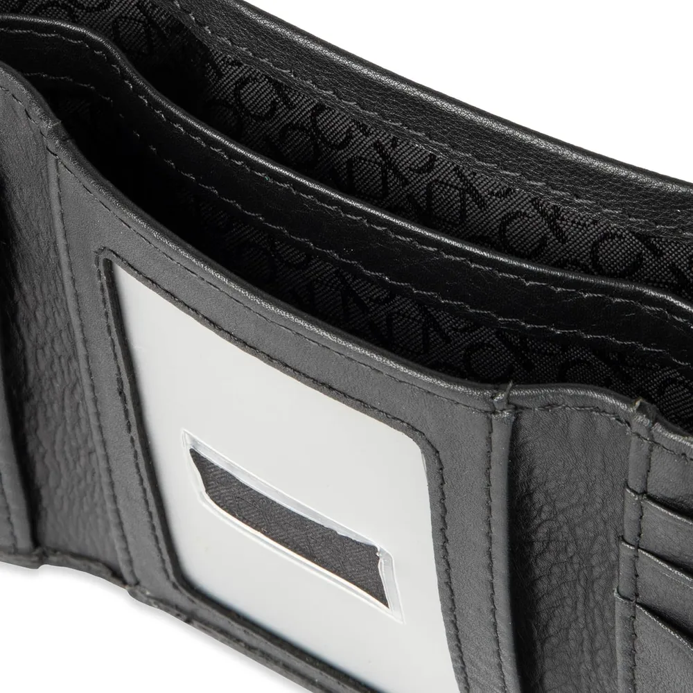 BILLETERA CALVIN KLEIN TRIFOLD NEGRO HOMBRE