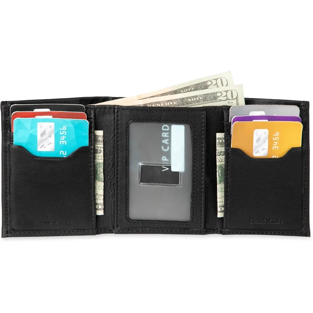 BILLETERA CALVIN KLEIN TRIFOLD NEGRO HOMBRE