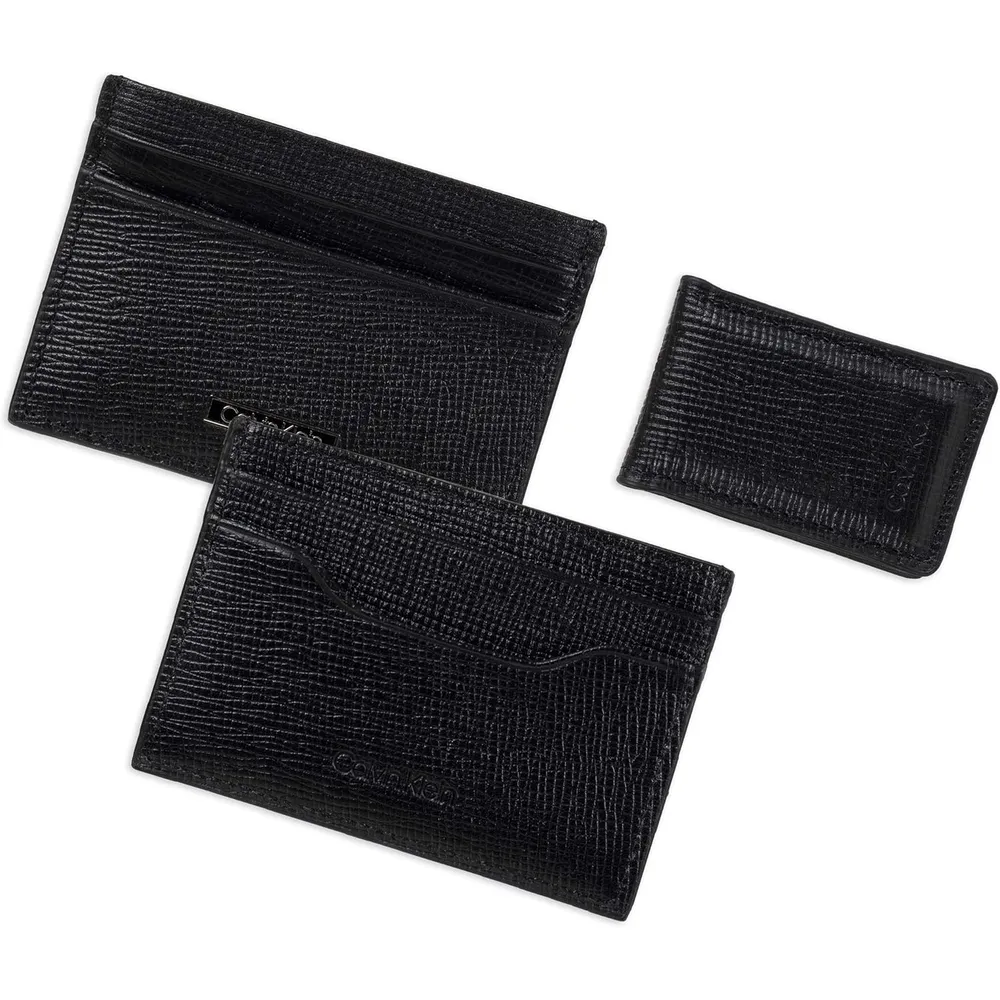 TARJETERO CALVIN KLEIN BIFOLD NEGRO HOMBRE