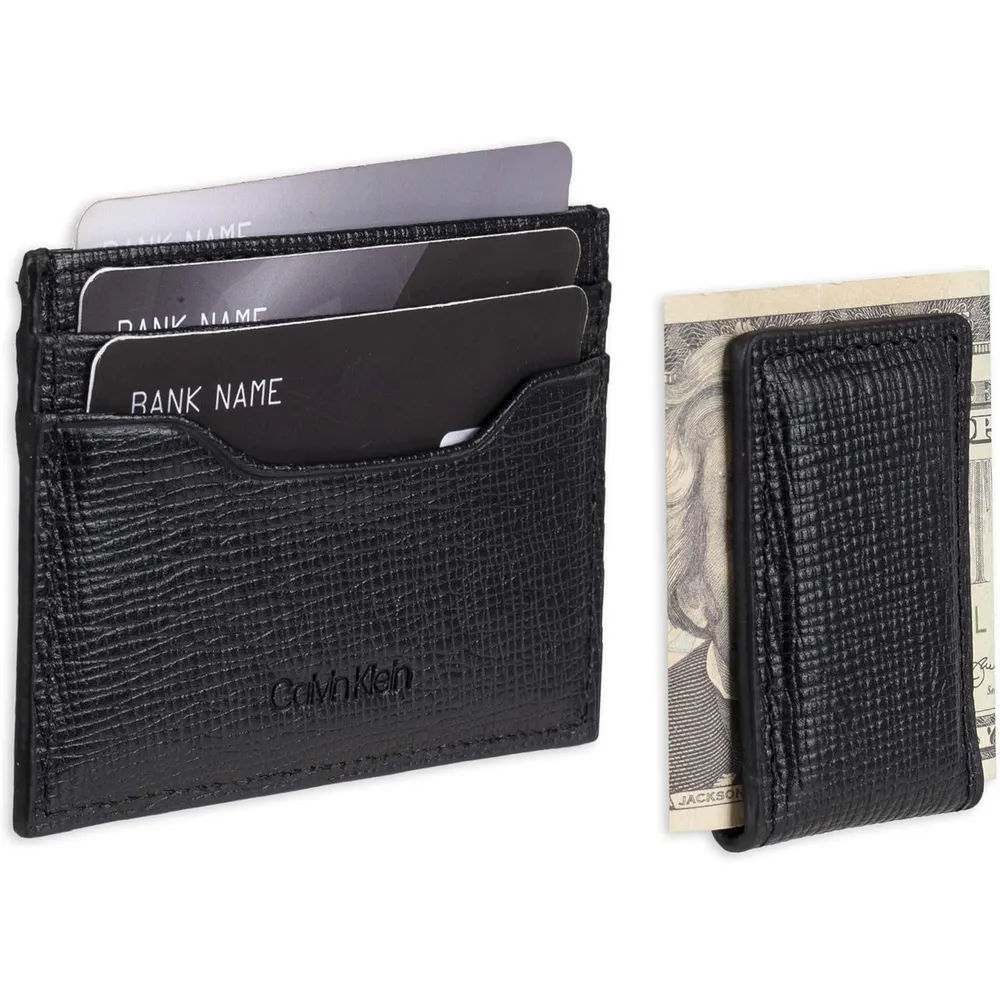 TARJETERO CALVIN KLEIN BIFOLD NEGRO HOMBRE